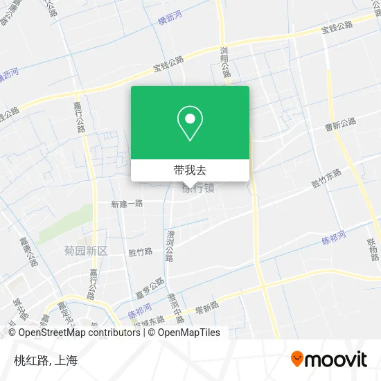 桃红路地图