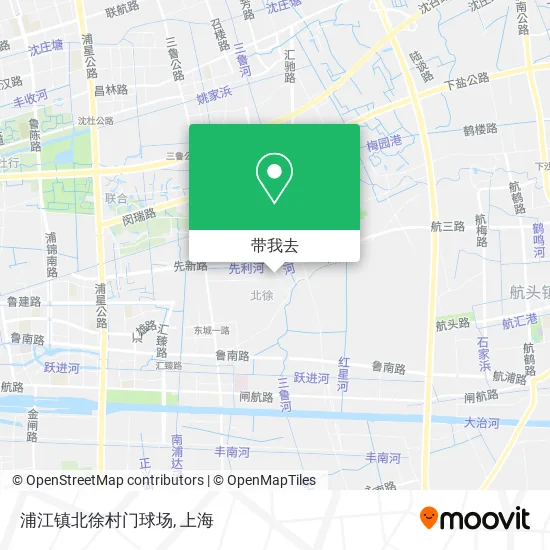 浦江镇北徐村门球场地图