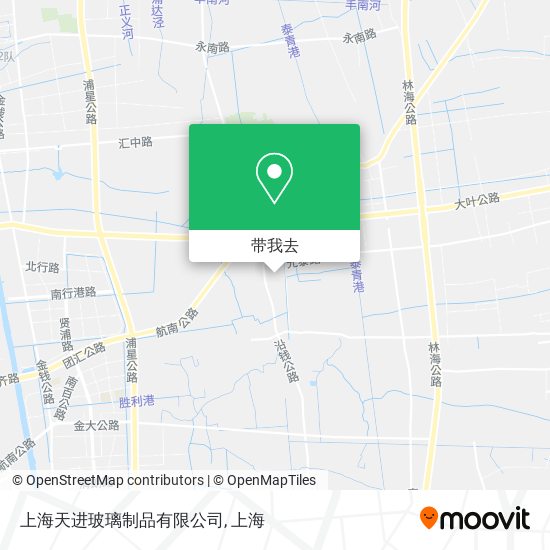 上海天进玻璃制品有限公司地图