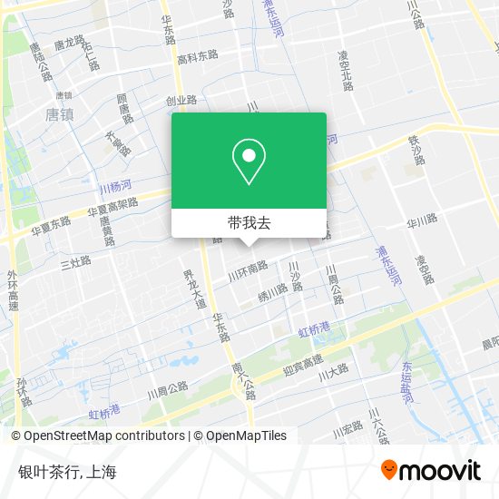 银叶茶行地图