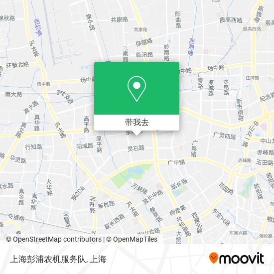 上海彭浦农机服务队地图