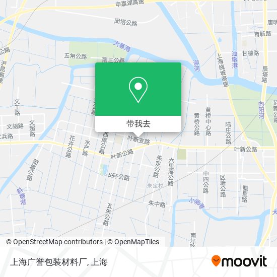 上海广誉包装材料厂地图
