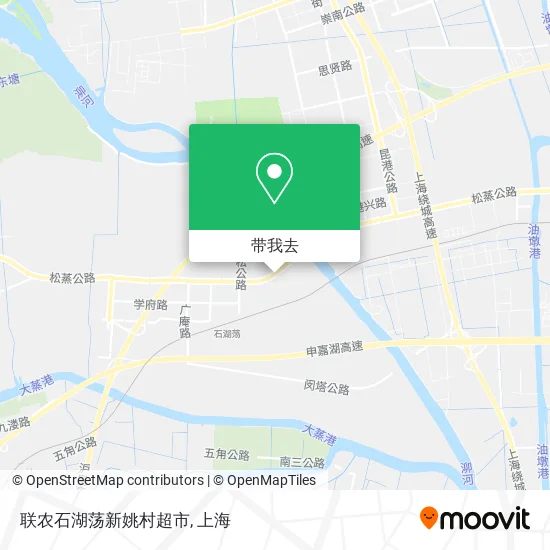 联农石湖荡新姚村超市地图