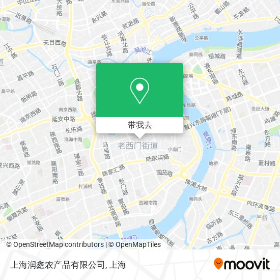 上海润鑫农产品有限公司地图