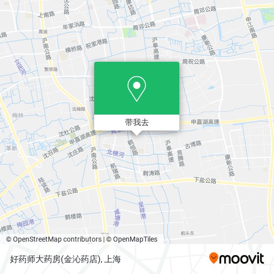 好药师大药房(金沁药店)地图