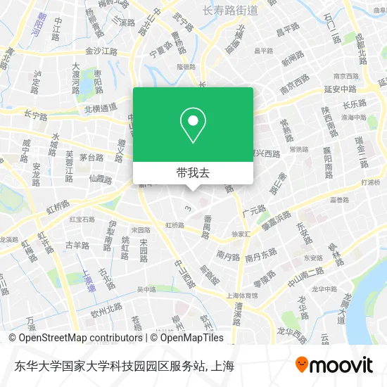 东华大学国家大学科技园园区服务站地图