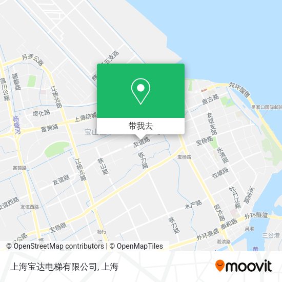 上海宝达电梯有限公司地图