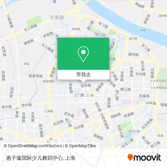 惠子璇国际少儿舞蹈中心地图