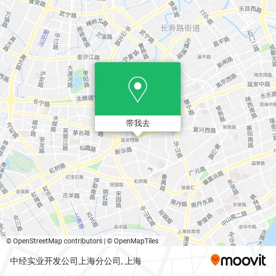 中经实业开发公司上海分公司地图