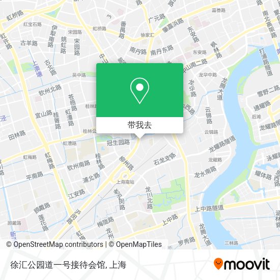 徐汇公园道一号接待会馆地图