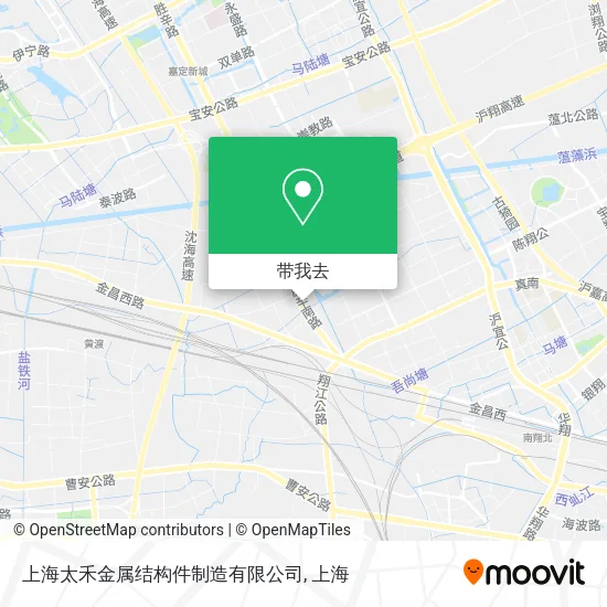 上海太禾金属结构件制造有限公司地图