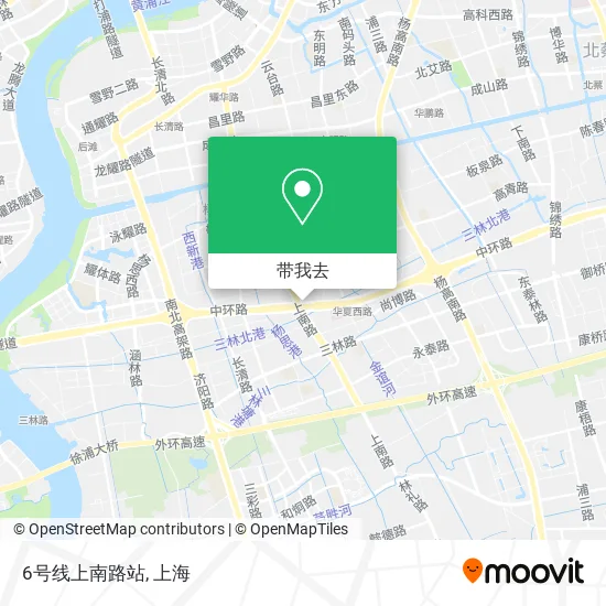 6号线上南路站地图