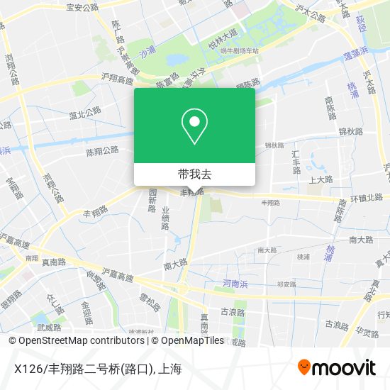 X126/丰翔路二号桥(路口)地图