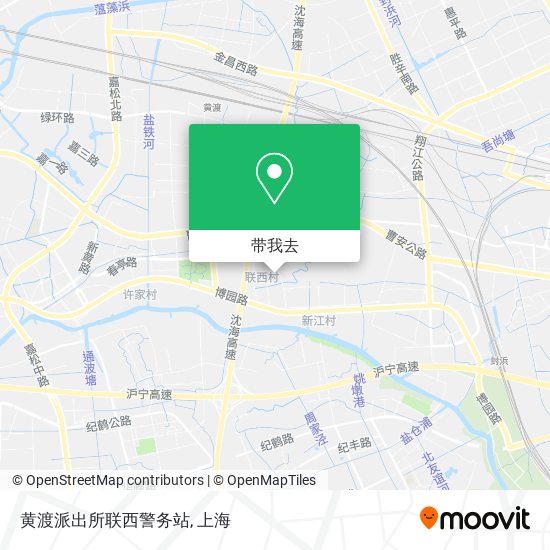 黄渡派出所联西警务站地图