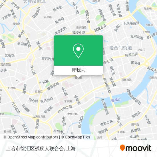 上哈市徐汇区残疾人联合会地图