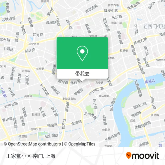 王家堂小区-南门地图