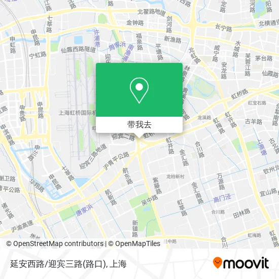 延安西路/迎宾三路(路口)地图