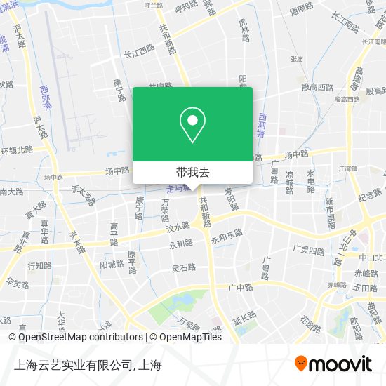 上海云艺实业有限公司地图