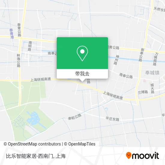 比乐智能家居-西南门地图