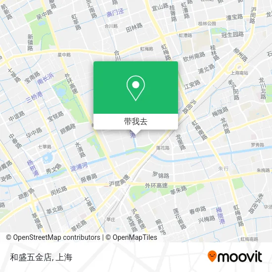 和盛五金店地图