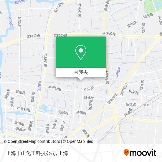 上海丰山化工科技公司地图