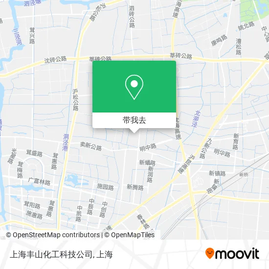 上海丰山化工科技公司地图