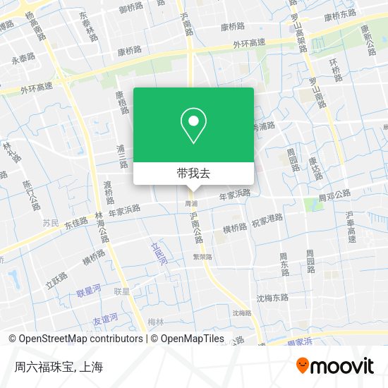 周六福珠宝地图