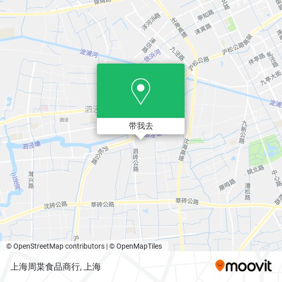 上海周枼食品商行地图