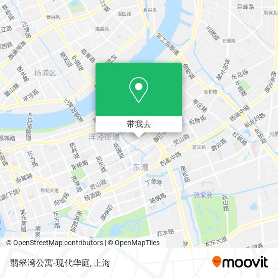 翡翠湾公寓-现代华庭地图