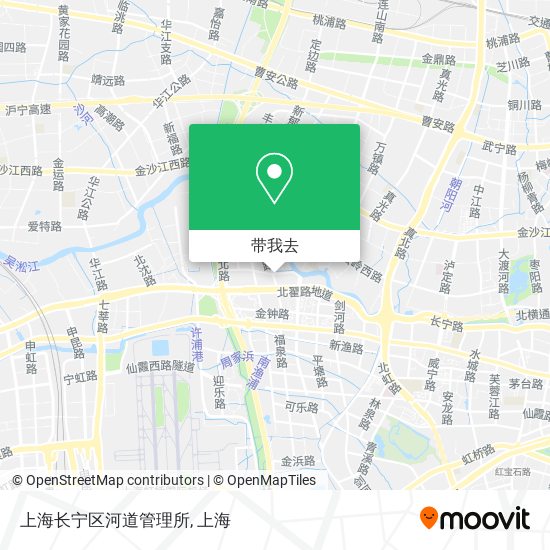 上海长宁区河道管理所地图