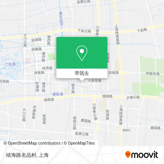 靖海路名品村地图