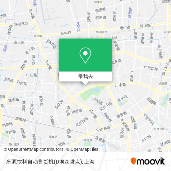 米源饮料自动售货机(D埃森哲点)地图