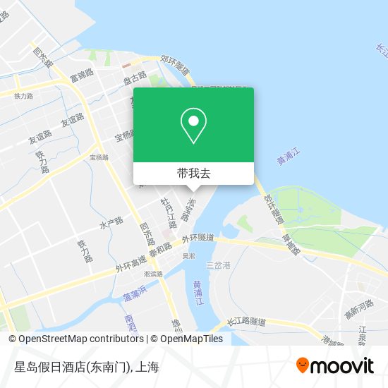 星岛假日酒店(东南门)地图