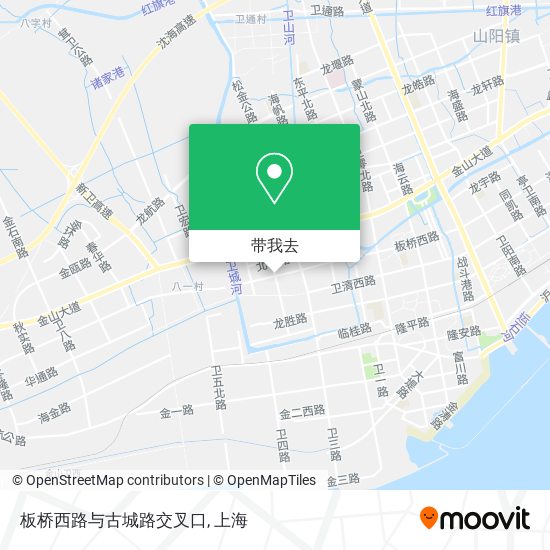 板桥西路与古城路交叉口地图