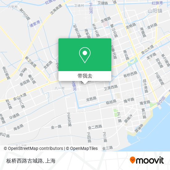 板桥西路古城路地图