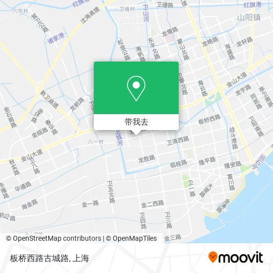 板桥西路古城路地图