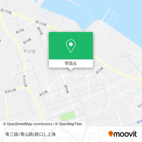 青三路/青山路(路口)地图