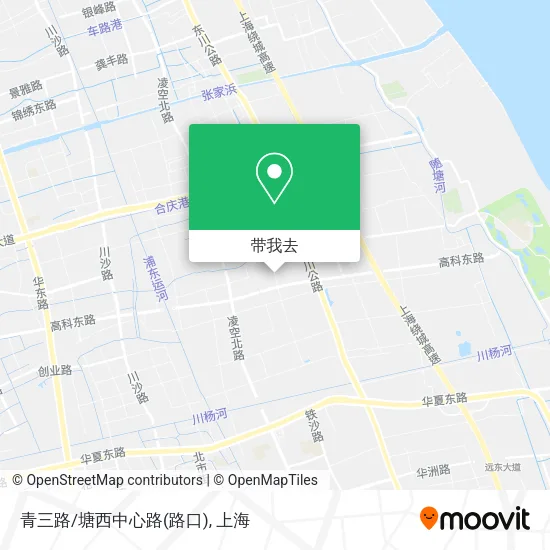 青三路/塘西中心路(路口)地图