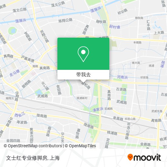文士红专业修脚房地图