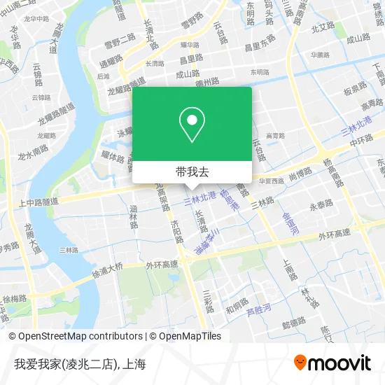 我爱我家(凌兆二店)地图