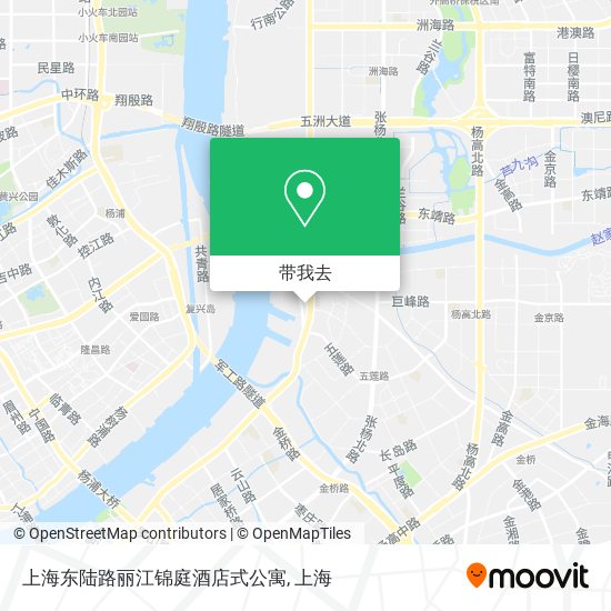 上海东陆路丽江锦庭酒店式公寓地图