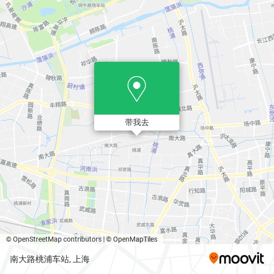 南大路桃浦车站地图