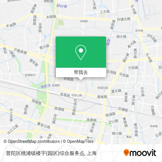普陀区桃浦镇楼宇(园区)综合服务点地图