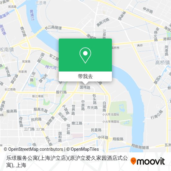 乐璟服务公寓(上海沪立店)(原沪立爱久家园酒店式公寓)地图