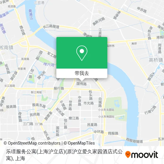 乐璟服务公寓(上海沪立店)(原沪立爱久家园酒店式公寓)地图