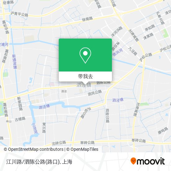 江川路/泗陈公路(路口)地图