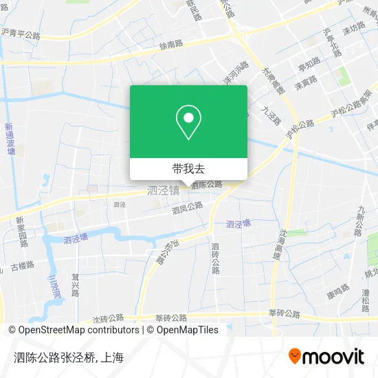 泗陈公路张泾桥地图