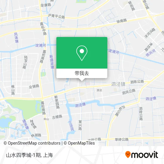 山水四季城-1期地图