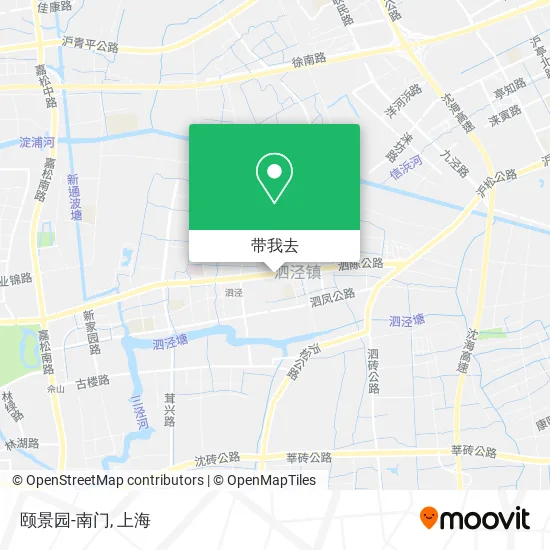 颐景园-南门地图