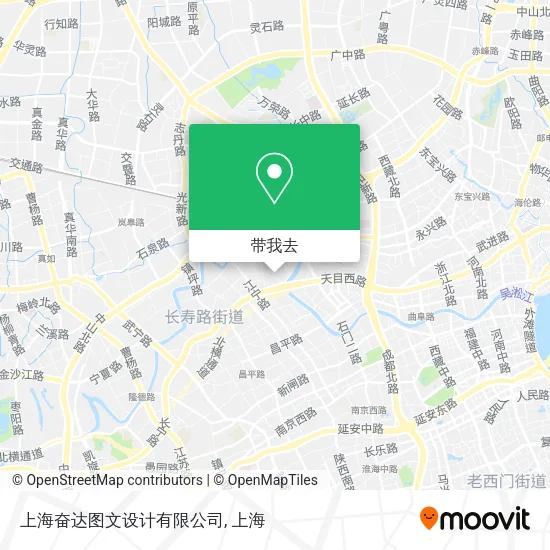 上海奋达图文设计有限公司地图